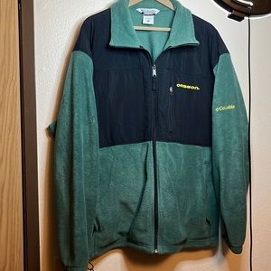 Columbia Oregon ducks fleece jacket
